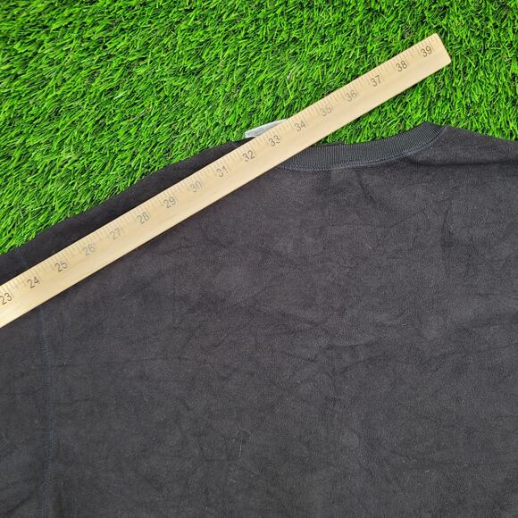 NIKE Alpha Fleece Sweatshirt XL 25x31 Baggy Faded Black - Picture 3 of 14